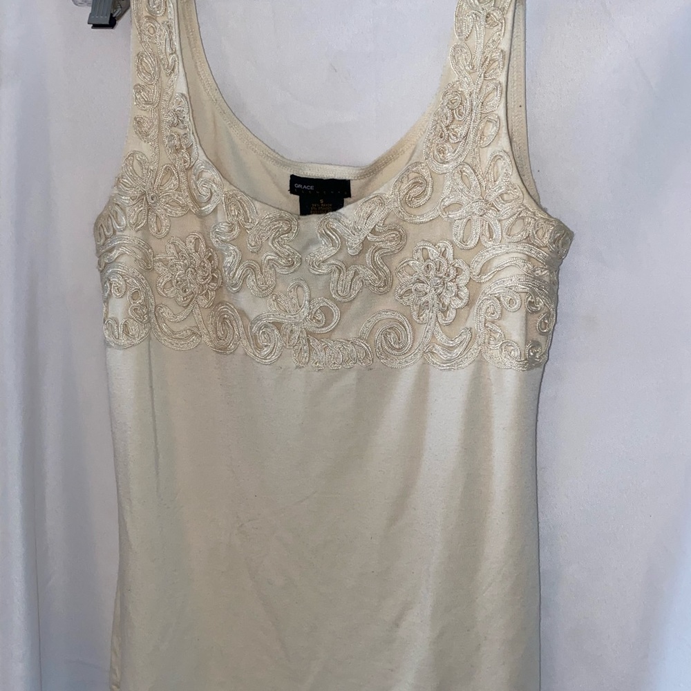 Beige top